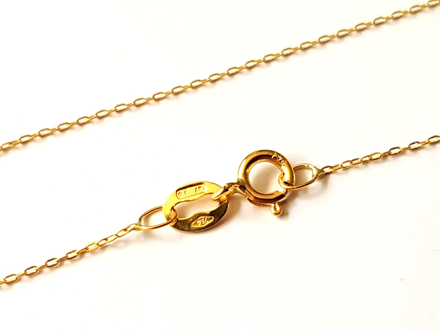 Chaîne Forçat or jaune massif 18k 750%