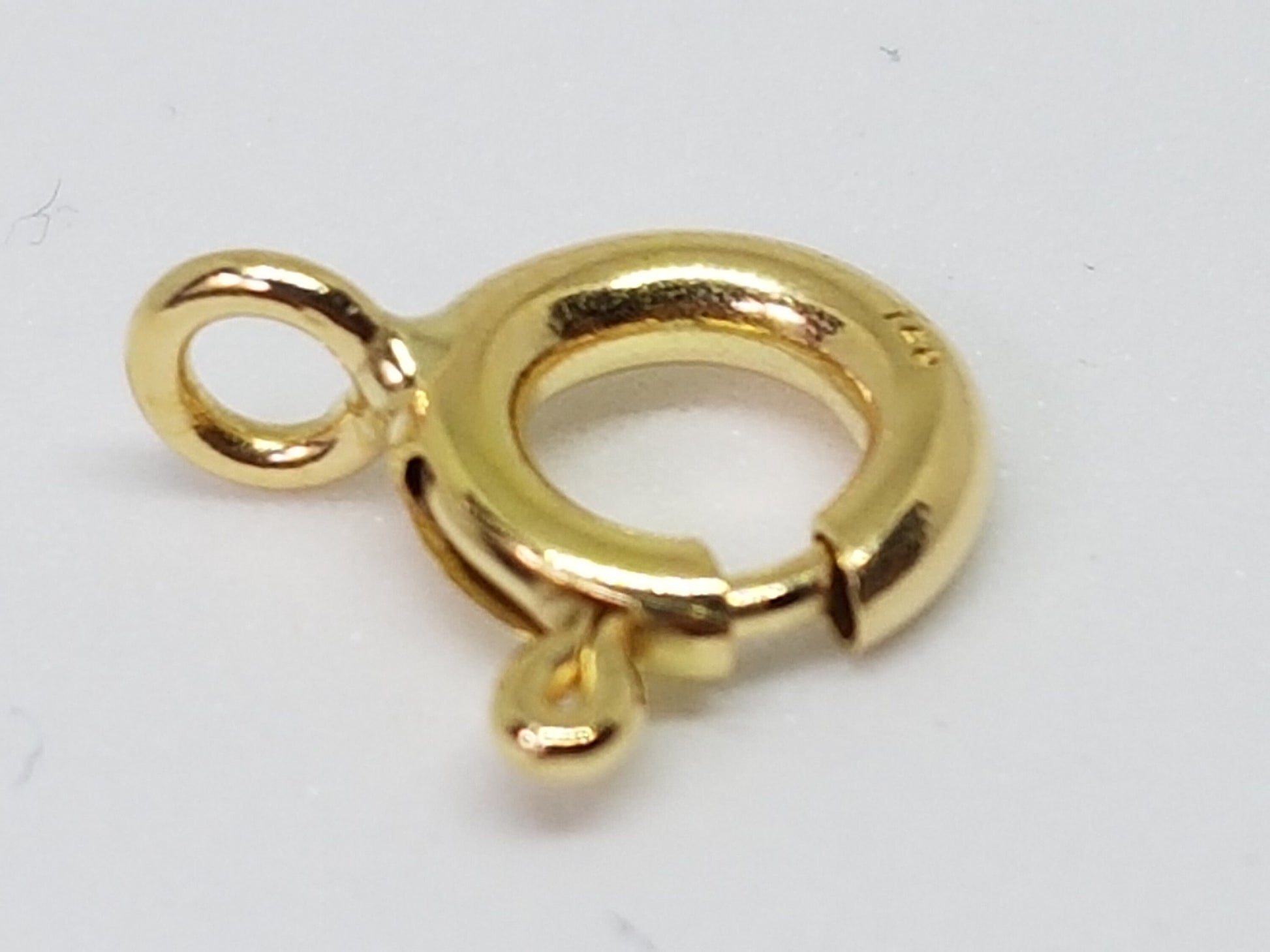 Fermoir bijoux 5 mm Or jaune massif 18k 750%