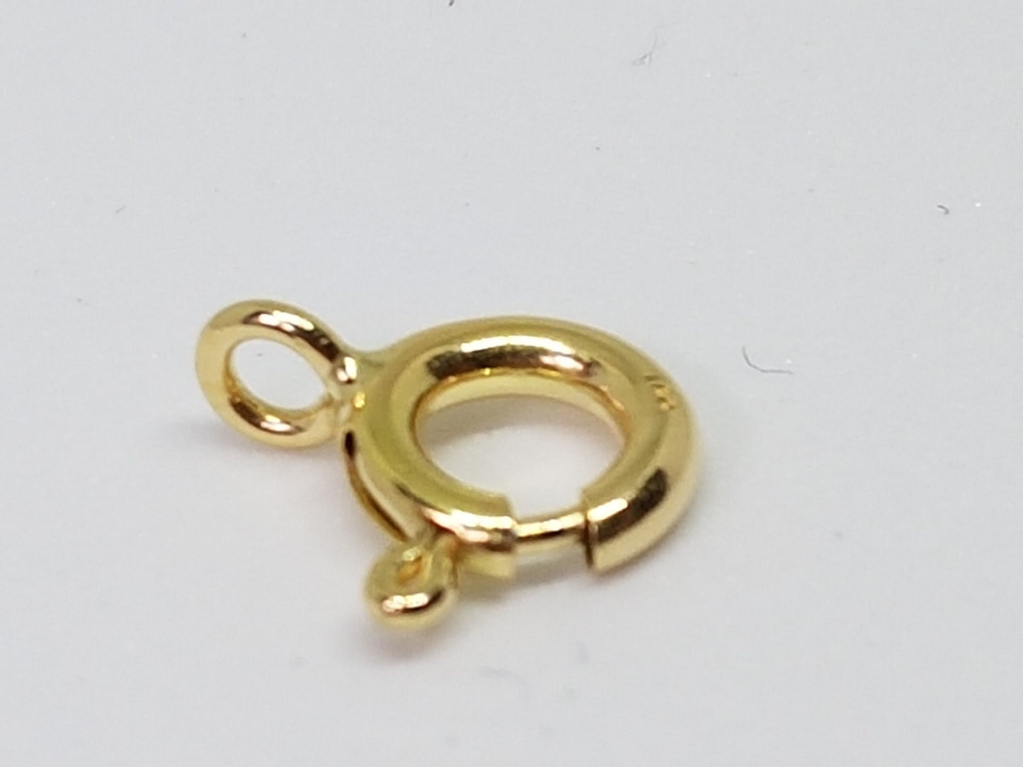 Fermoir bijoux 5 mm Or jaune massif 18k 750%