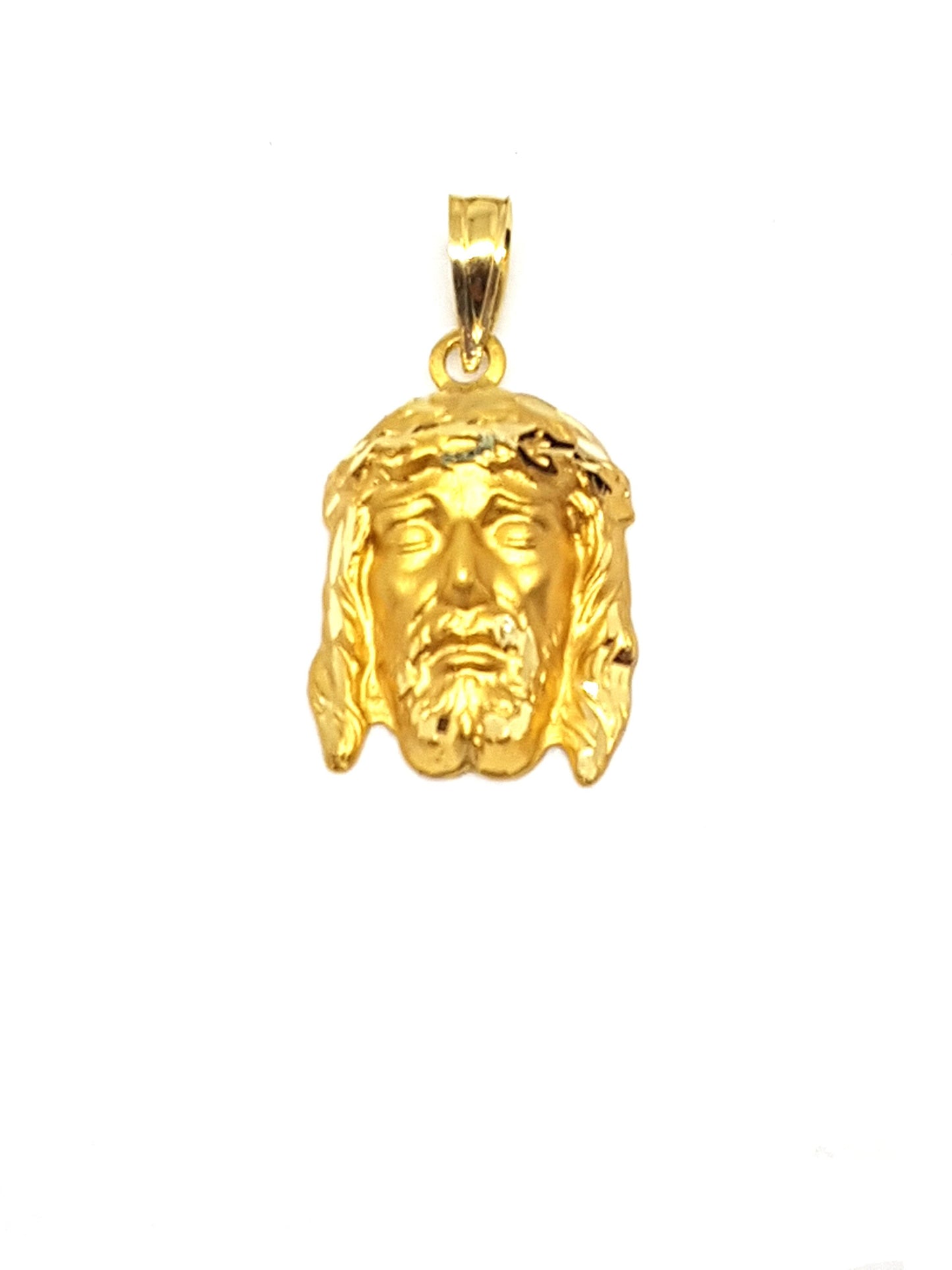 Pendentif Jesus Christ Or jaune massif 18k 750%