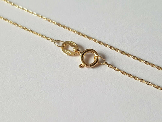 Chaîne Forçat or jaune massif 18k 750%