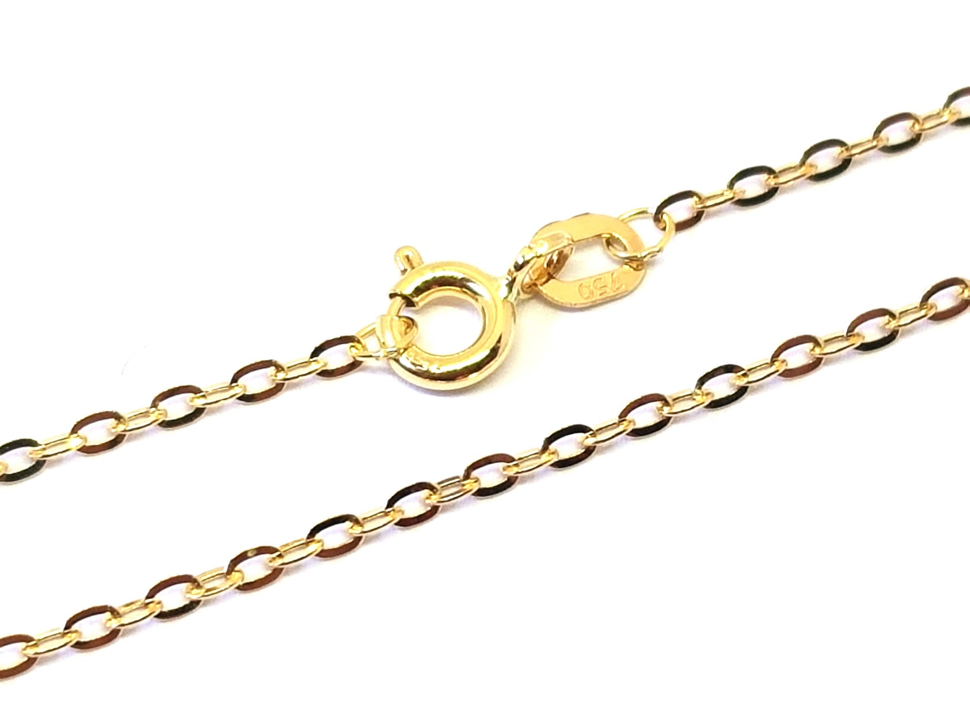 Promotion Chaîne or jaune massif 18k 750% 55 cm 1.70 mm