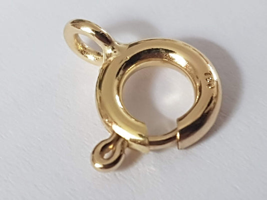Fermoir bijoux 5 mm Or jaune massif 18k 750%