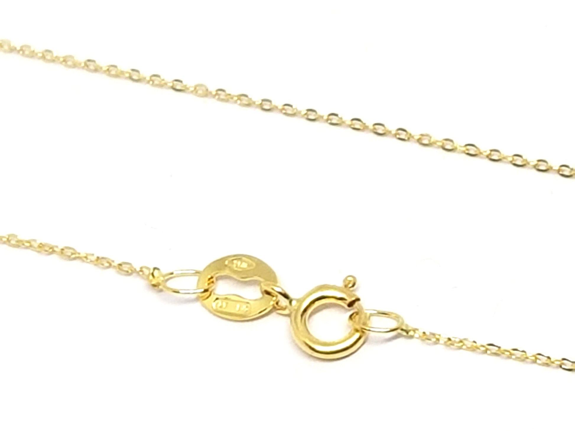 Chaîne or jaune massif 18k 750%