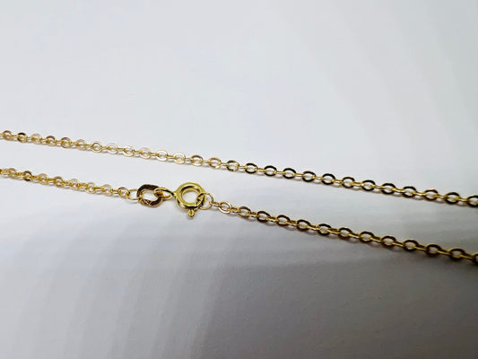 Promotion: Chaîne or jaune massif 18k 60 cm 1.70 mm