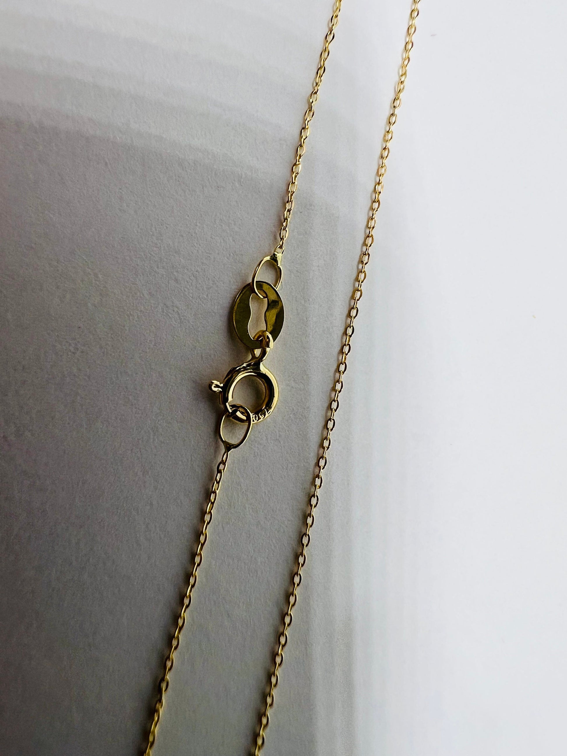 Chaîne forçat or jaune massif 18k 750%