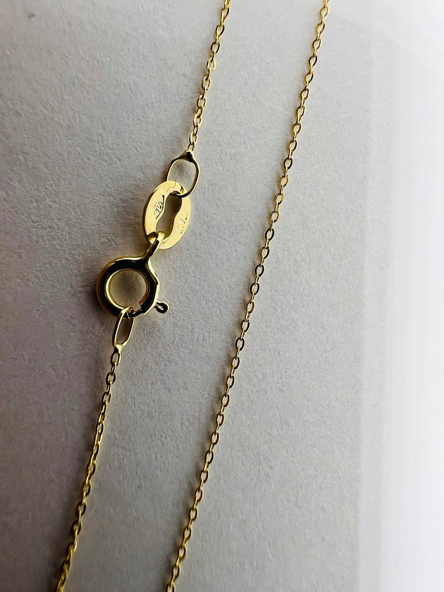Chaîne Forçat or jaune massif 18k 750%