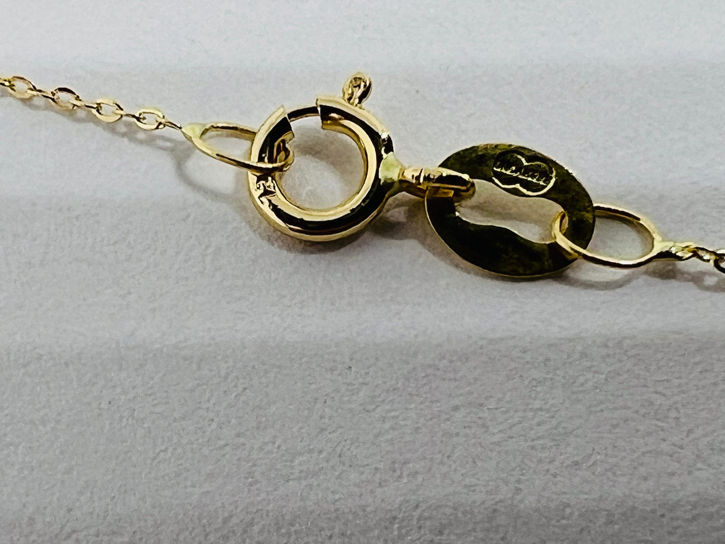 Chaîne forçat 42 cm 0.70 mm or jaune massif 18k 750%
