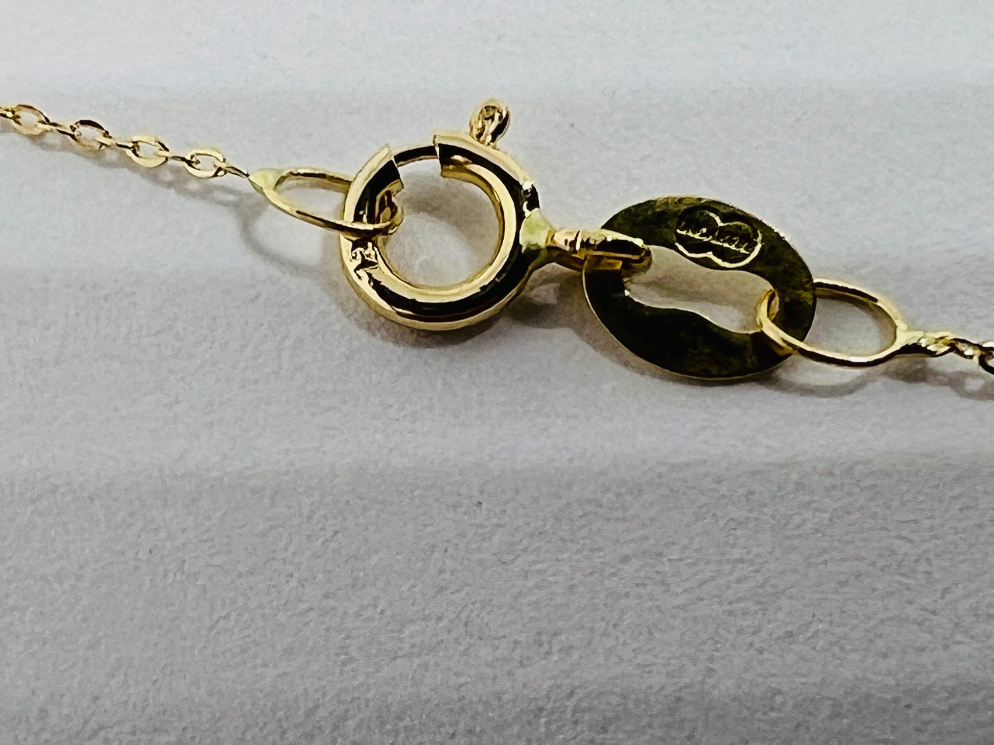 Chaîne forçat 42 cm 0.70 mm or jaune massif 18k 750%