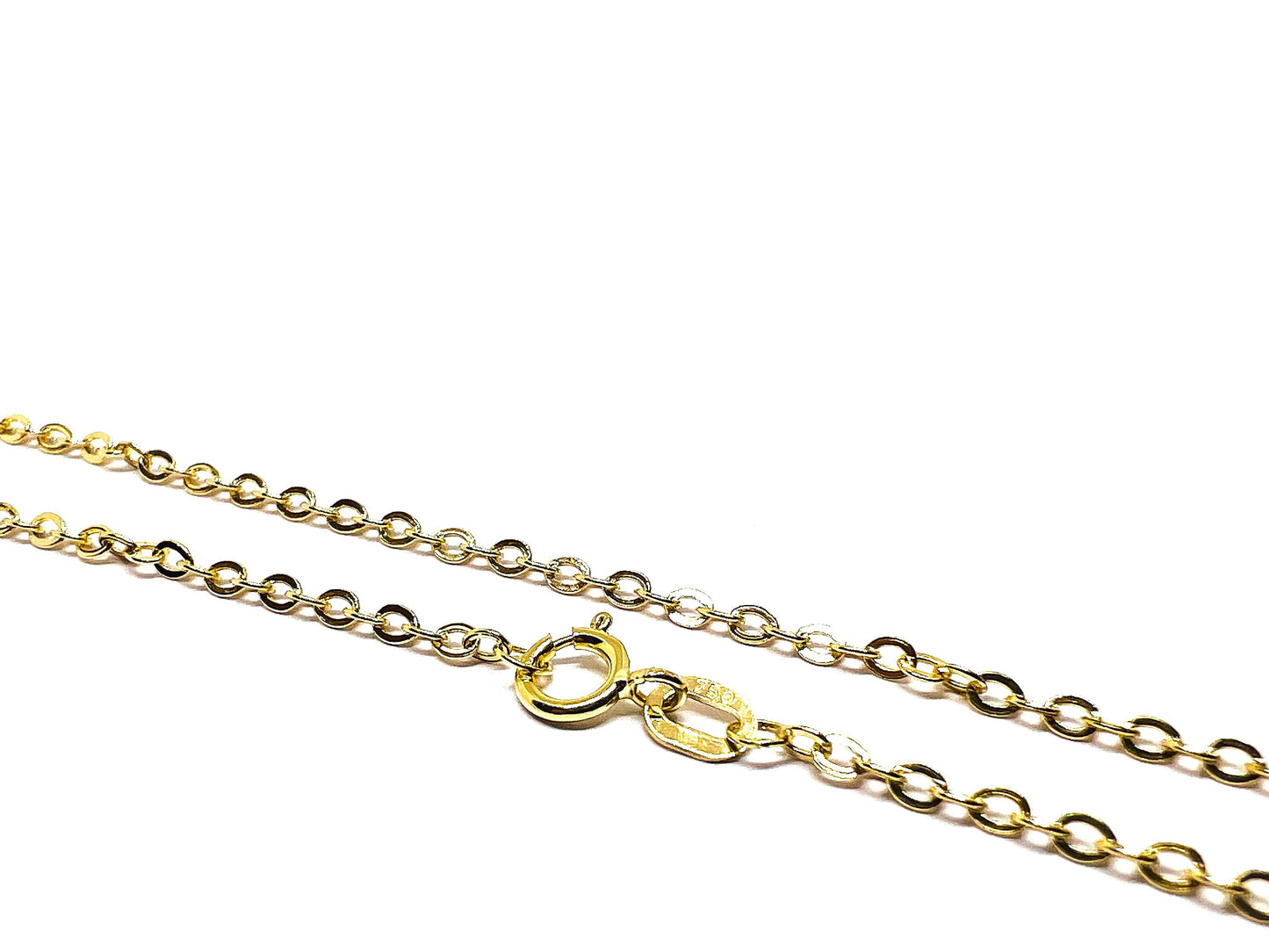 Chaîne or jaune massif 18k 750% 45 cm 1.70 mm
