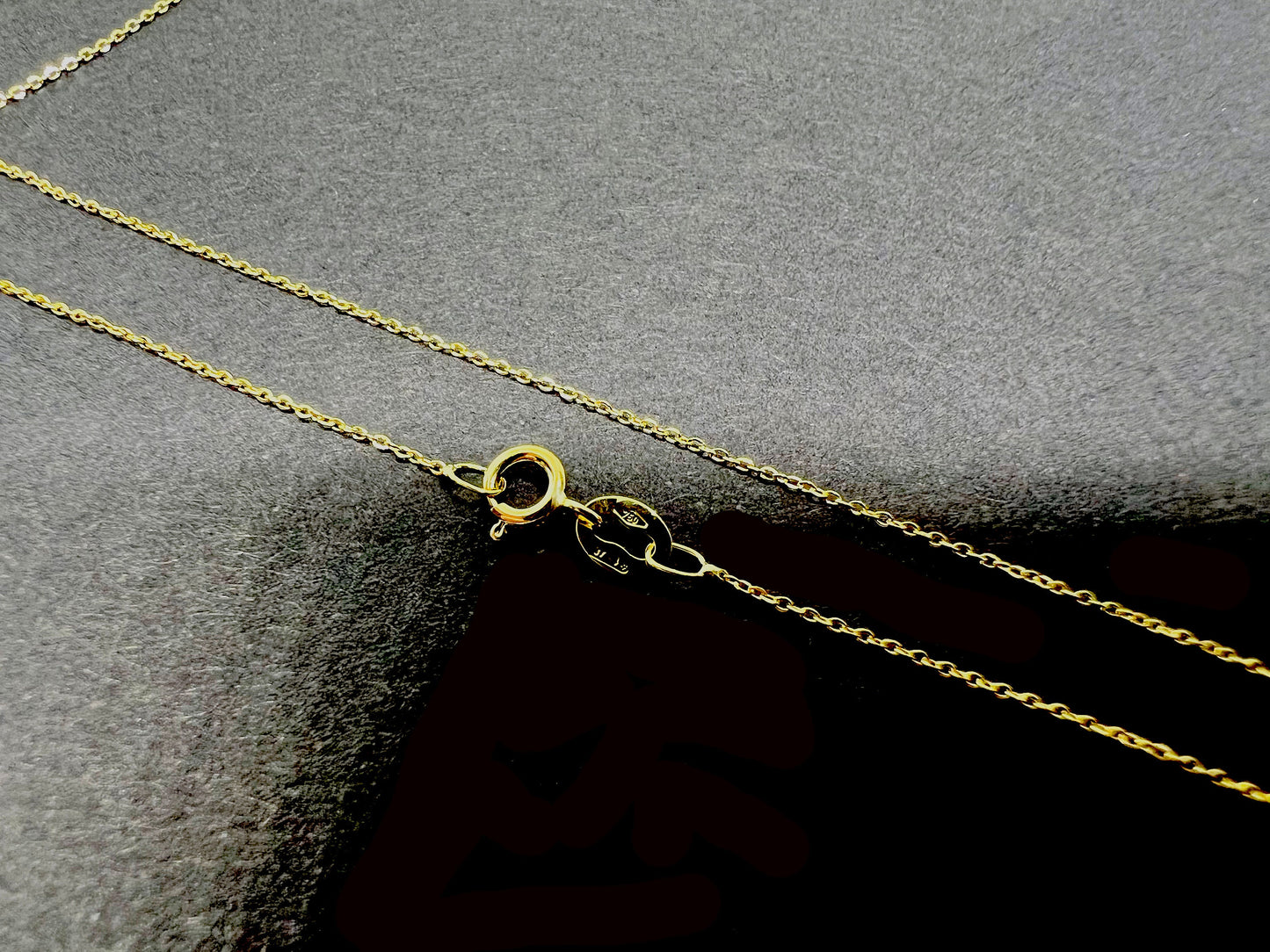 Chaîne or jaune massif 18k 750%