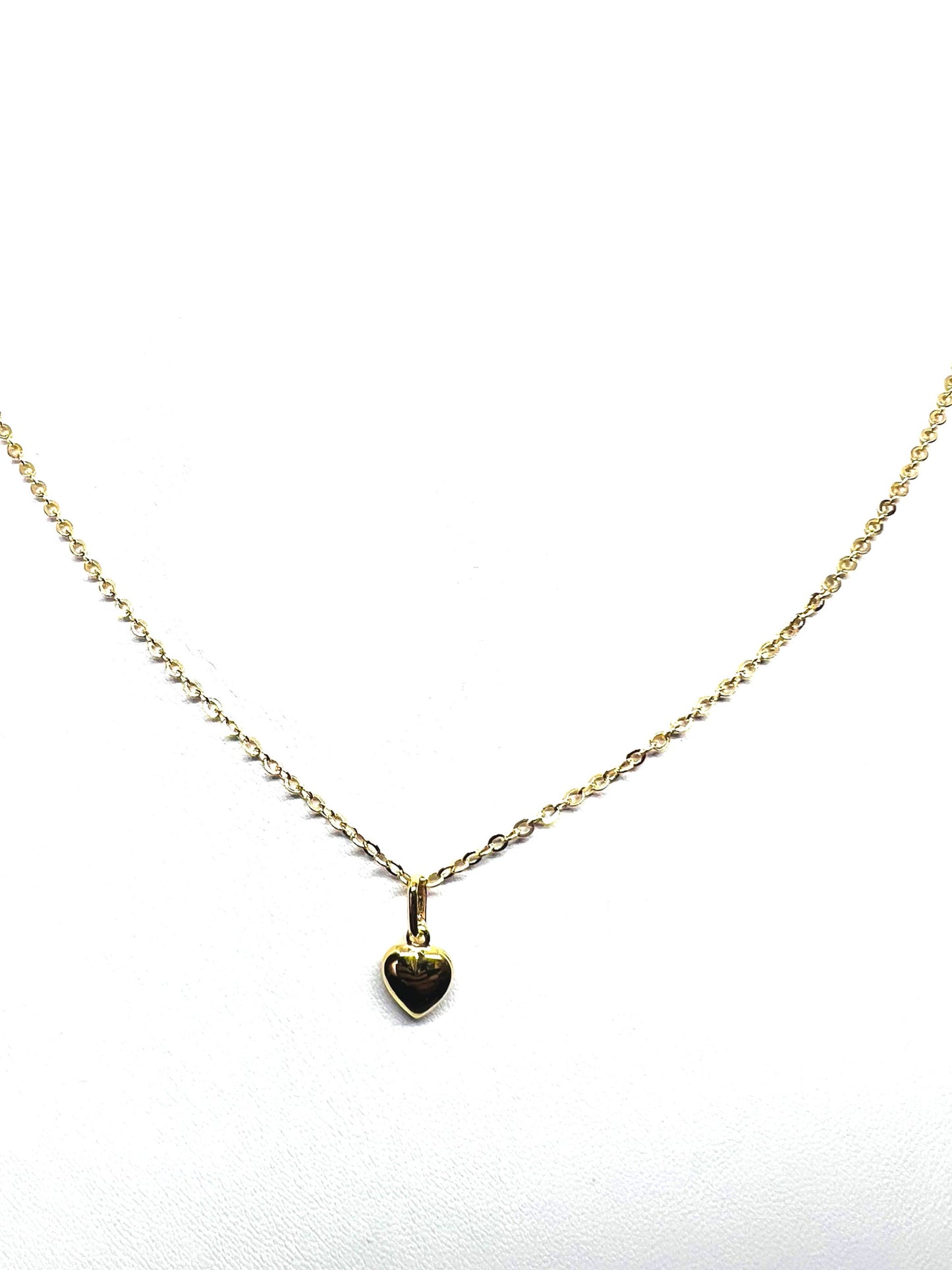 Pendentif Or jaune massif 18k 750% Coeur amour