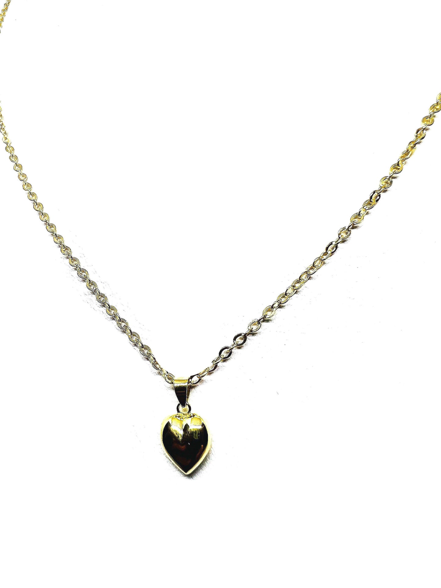 Pendentif Cœur Or jaune massif 18k 750%