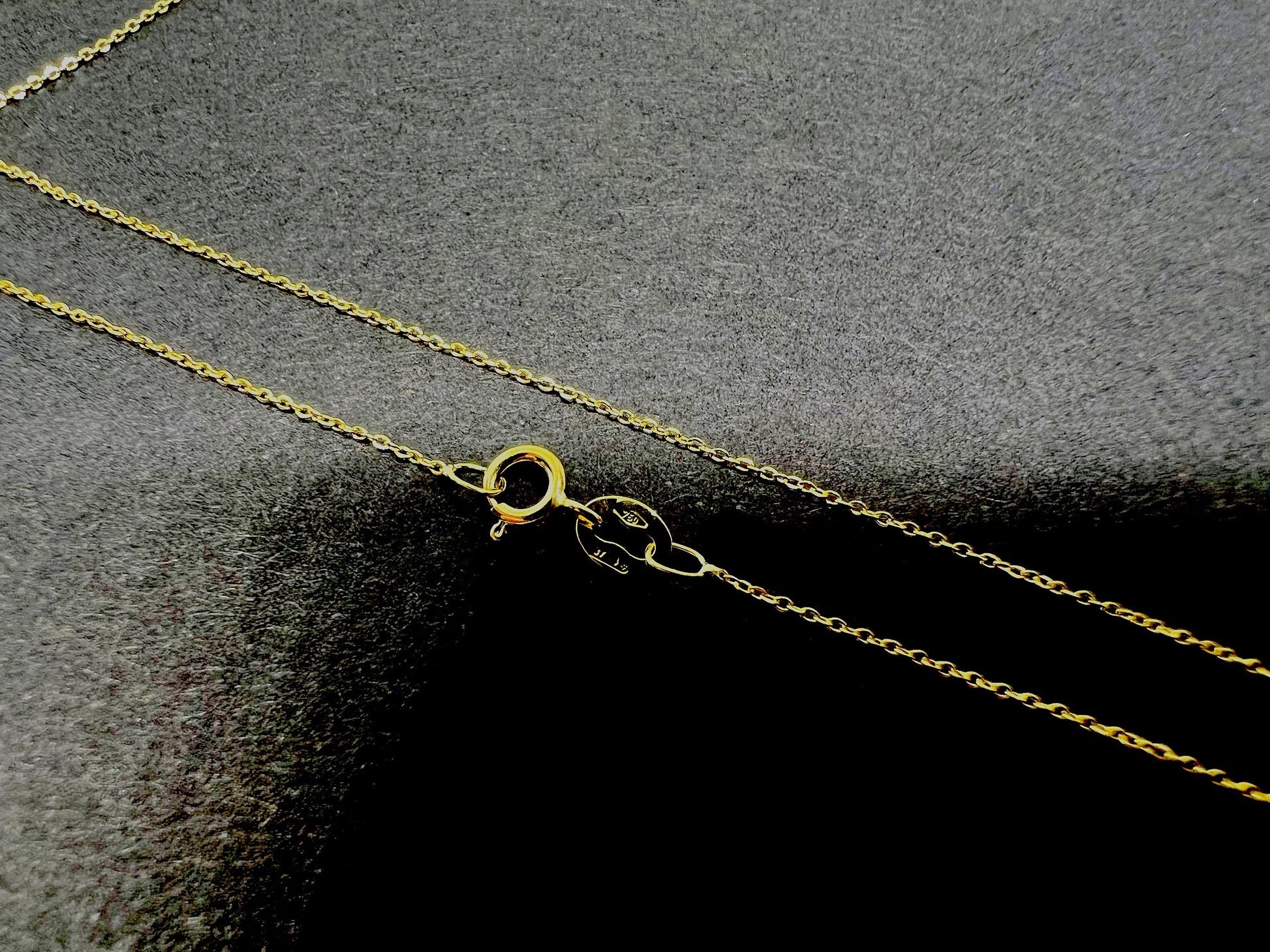 Chaîne forçat or jaune massif 18k 750%