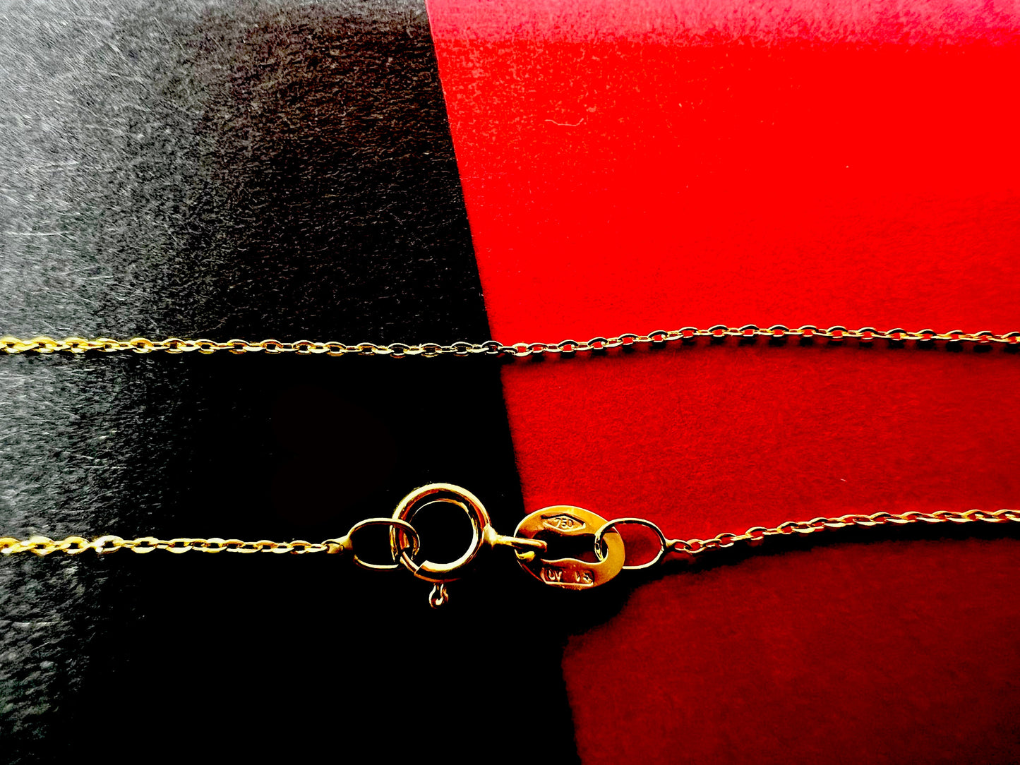 Chaîne forçat or jaune massif 18k 750%