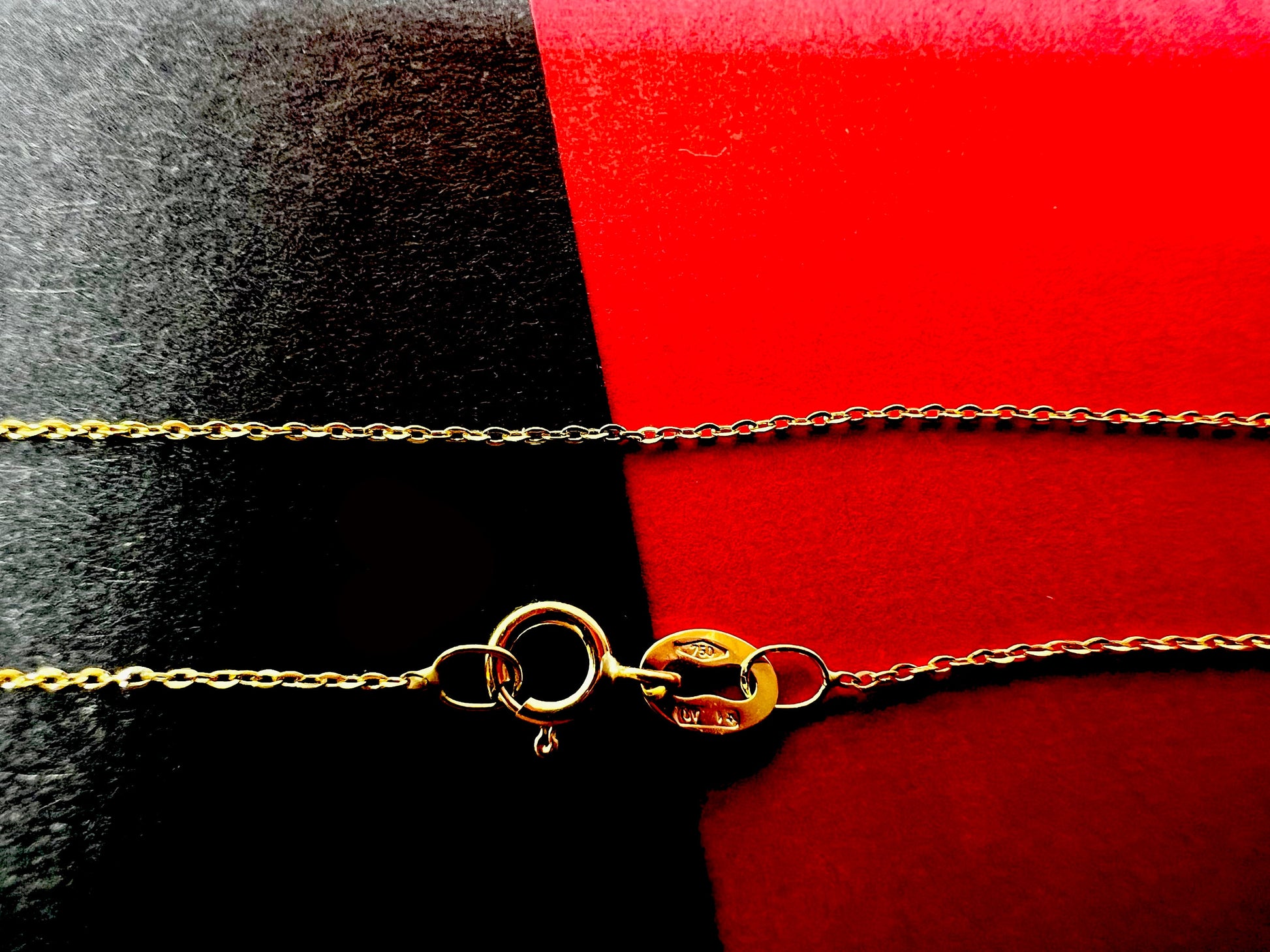 Chaîne forçat or jaune massif 18k 750%