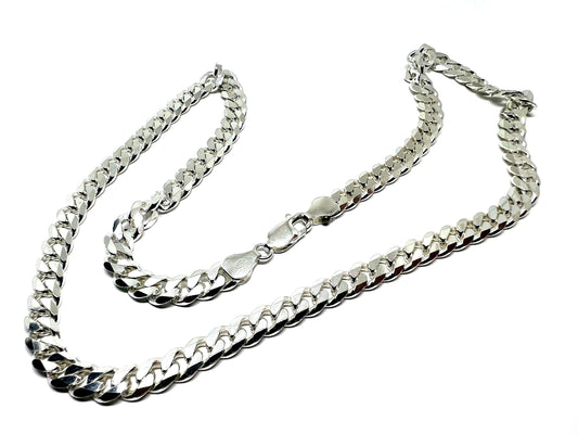 Chaîne massive Argent 925/1000 Poids 26.30 Grammes