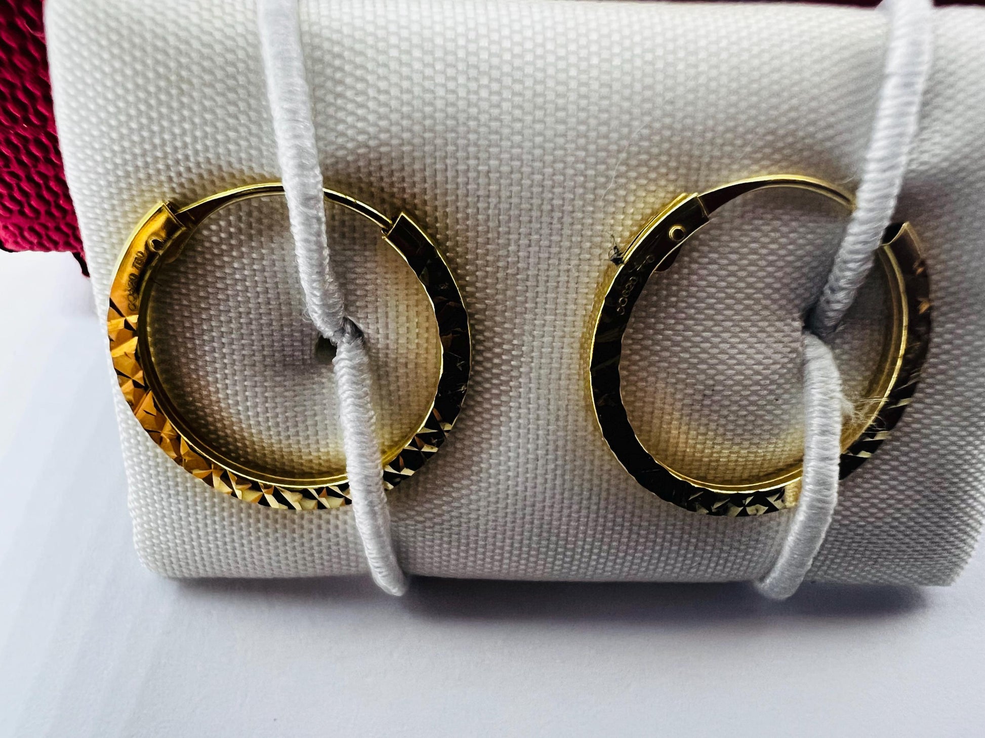 Boucles d’oreilles Créoles 11 mm Or Jaune massif 18k 750%