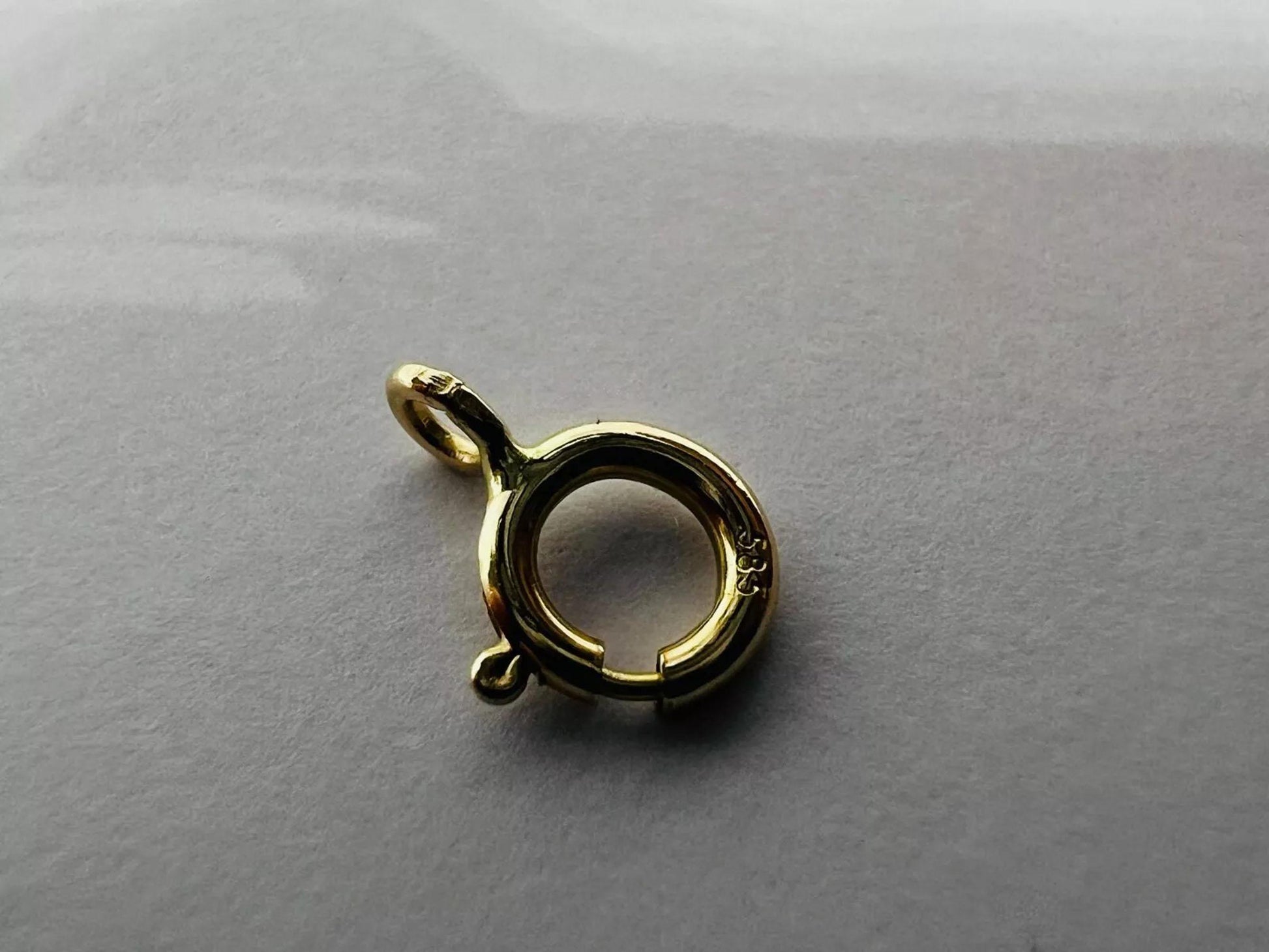 Fermoir bijoux Or jaune massif 14k 585/1000 Taille: 4.50 mm