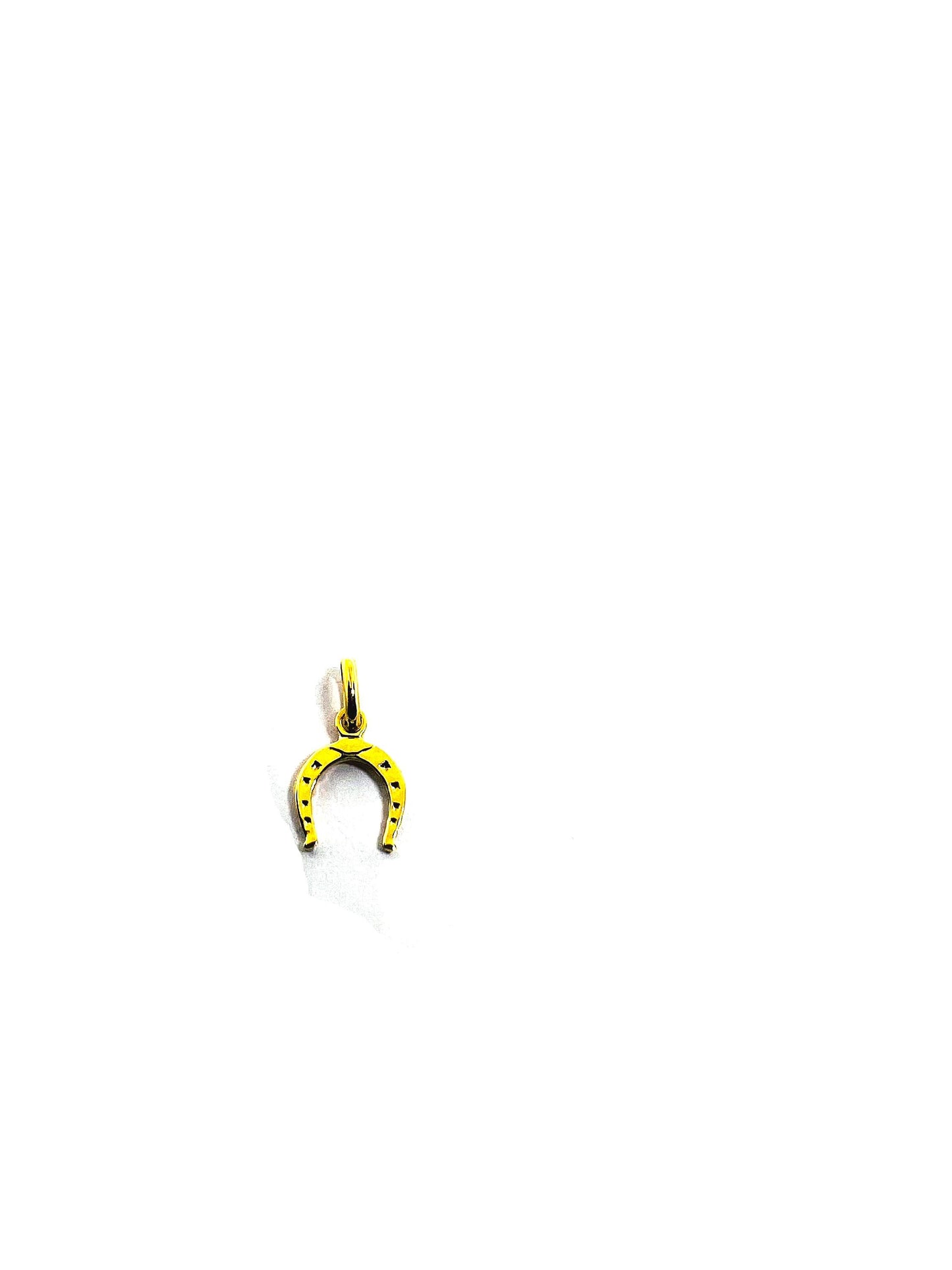 Pendentif Fer à cheval Or jaune massif 18k 750%