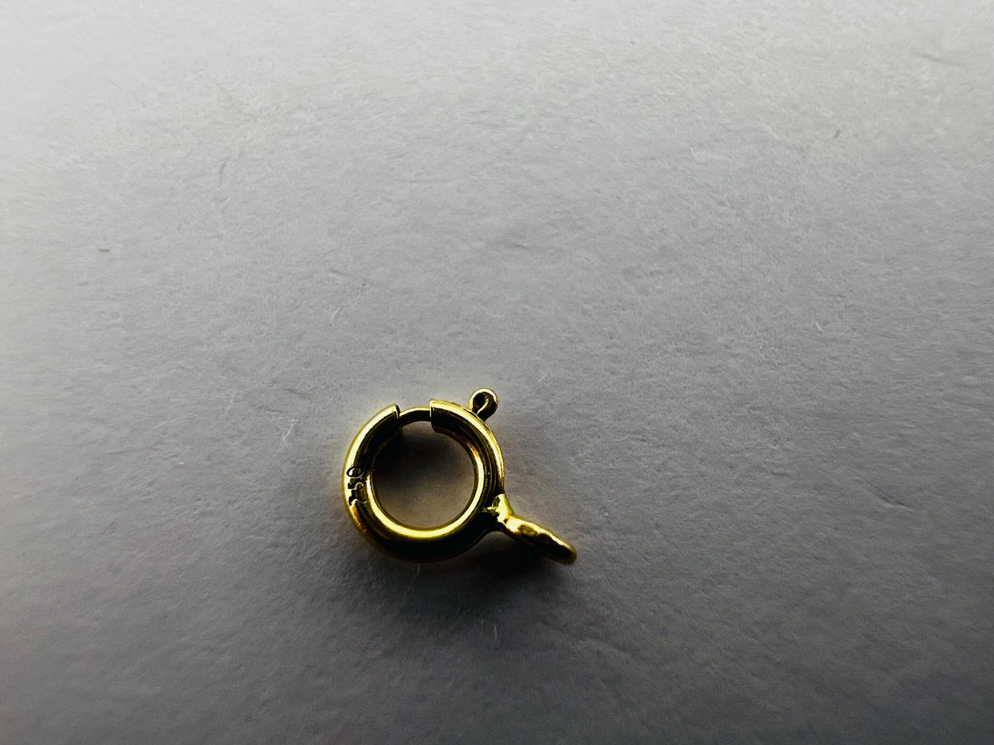 Fermoir bijoux Or jaune massif 18k 750% Taille: 4.50 mm