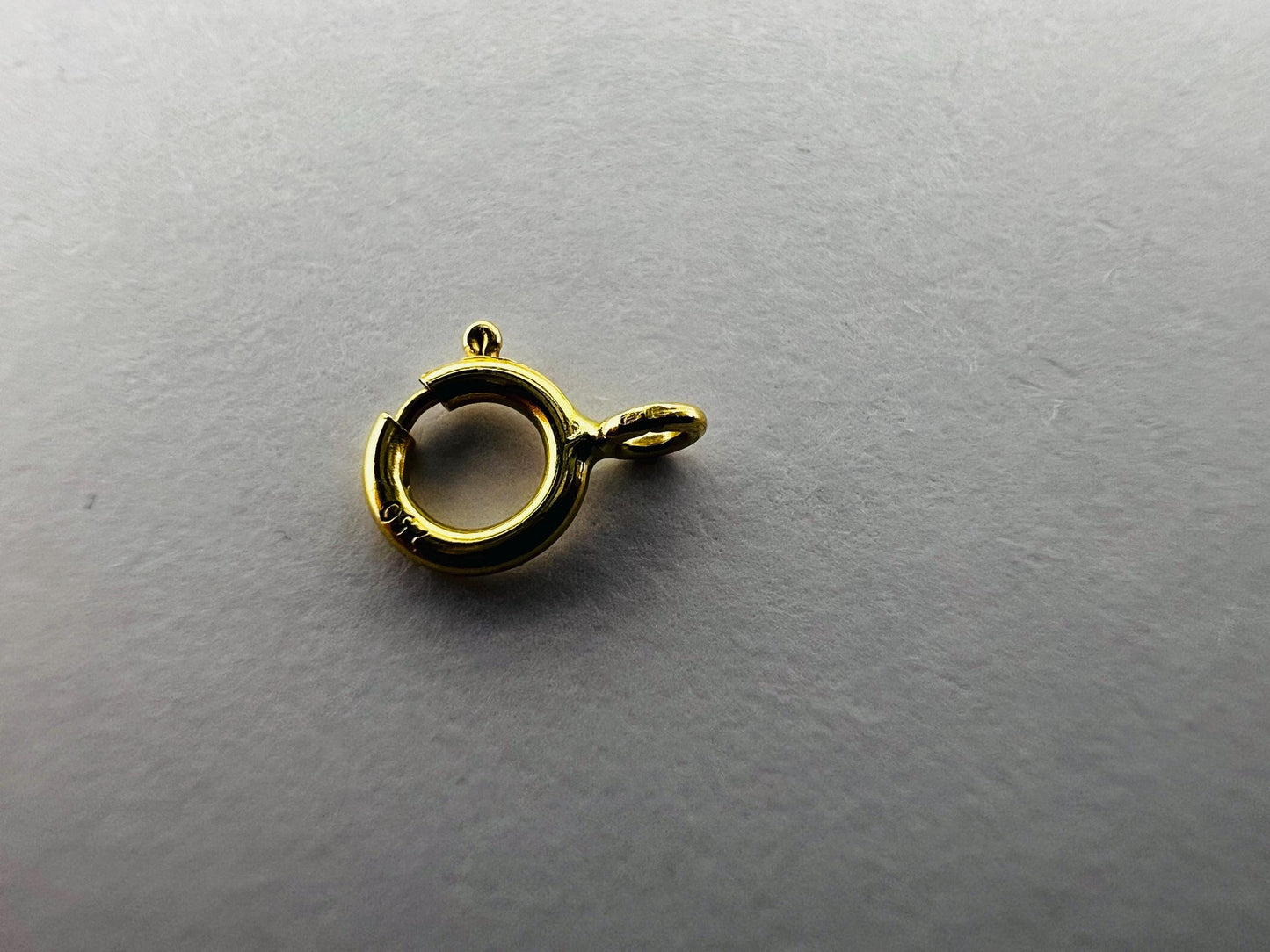 Fermoir bijoux Or jaune massif 18k 750% Taille: 4.50 mm