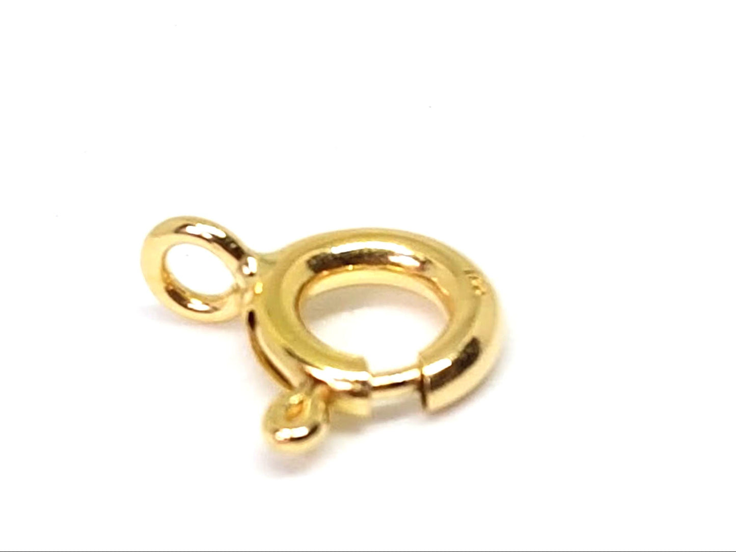 Fermoir bijoux Or jaune massif 18k 750% Taille: 4.50 mm