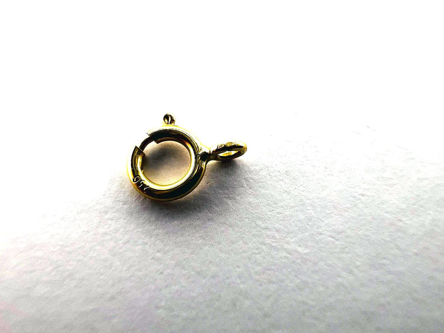 Fermoir bijoux Or jaune massif 18k 750% Taille: 4.50 mm