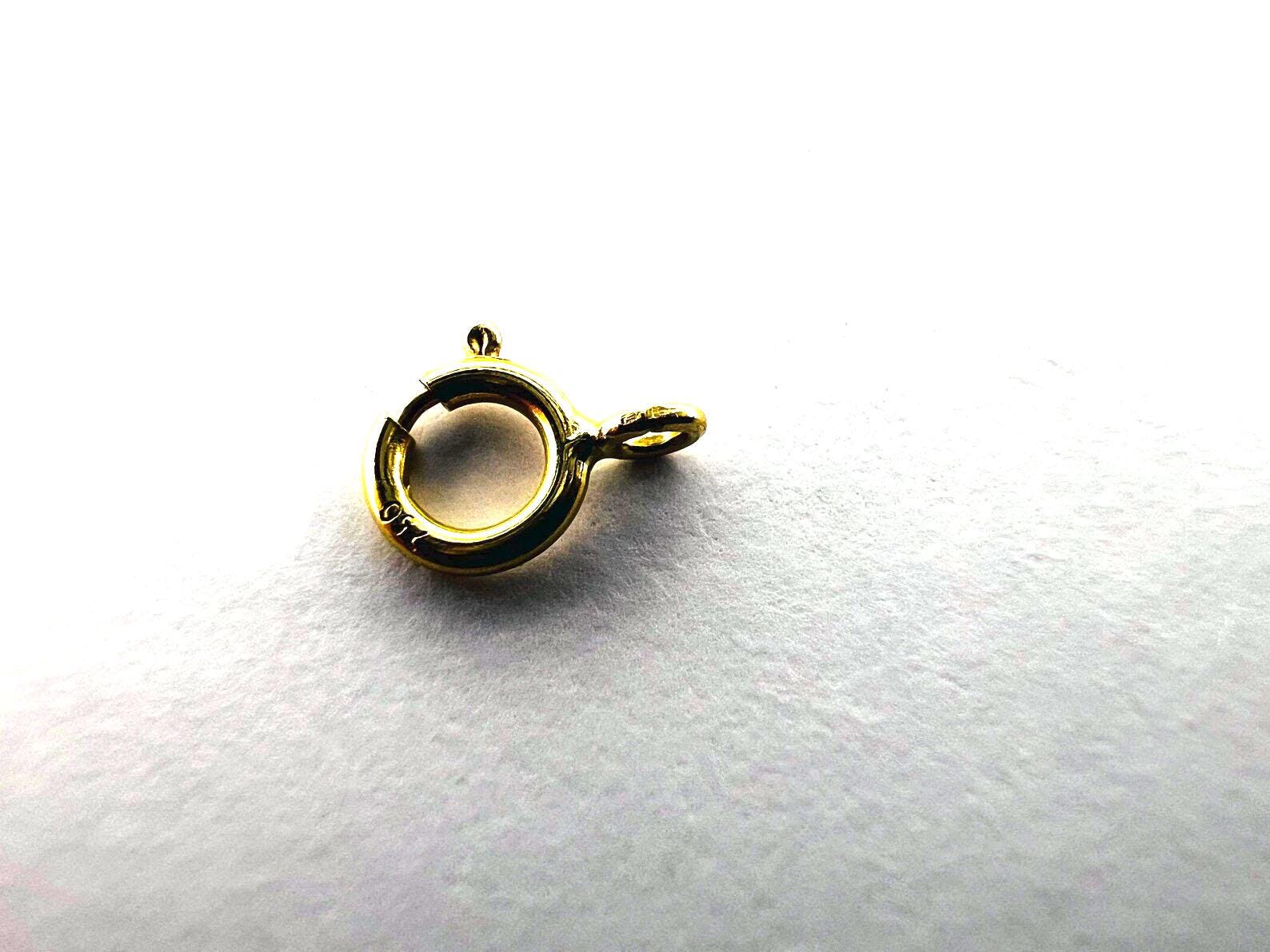 Fermoir bijoux Or jaune massif 18k 750% Taille: 4.50 mm