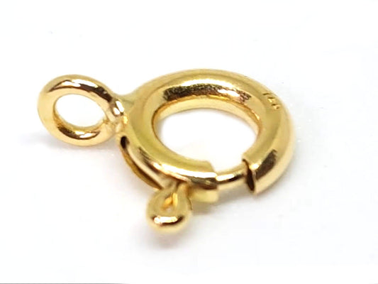 Fermoir bijoux Or jaune massif 18k 750% Taille: 4.50 mm