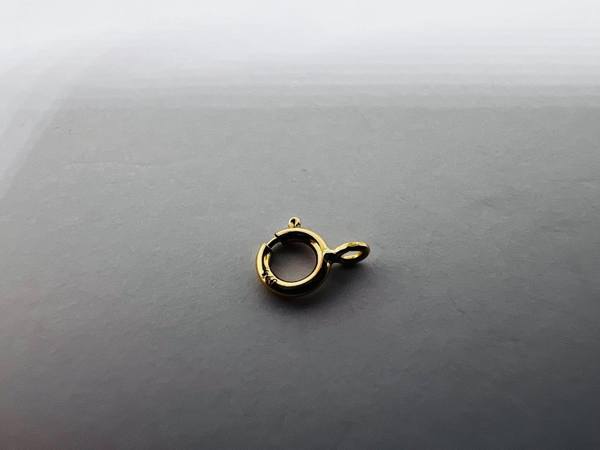 Fermoir bijoux Or jaune massif 18k 750% Taille: 4.50 mm