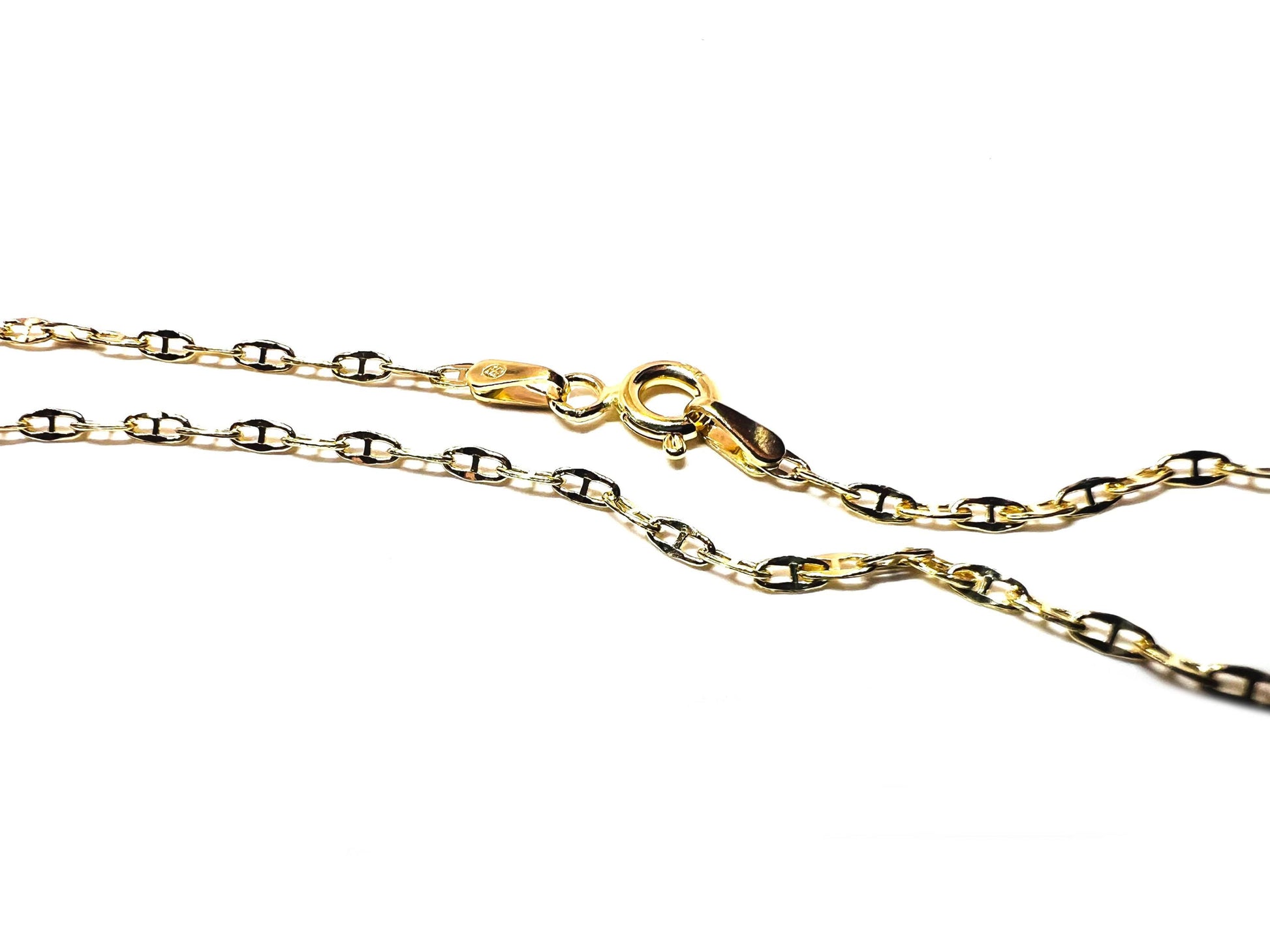 Chaîne Marine or jaune massif 18k 750%