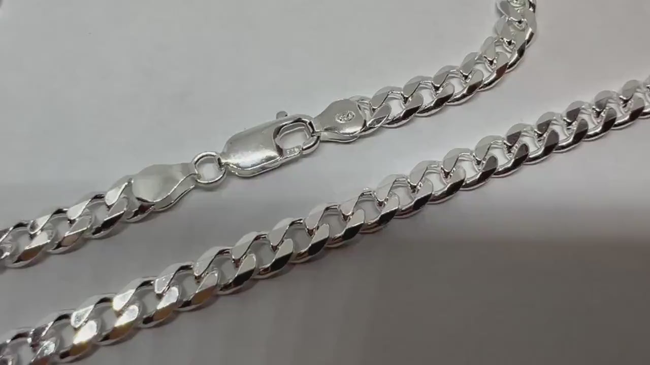 Chaîne massive Argent 925/1000 Poids 26.30 Grammes