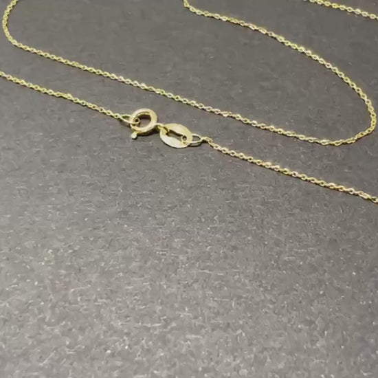 Chaîne forçat or jaune massif 18k 750%