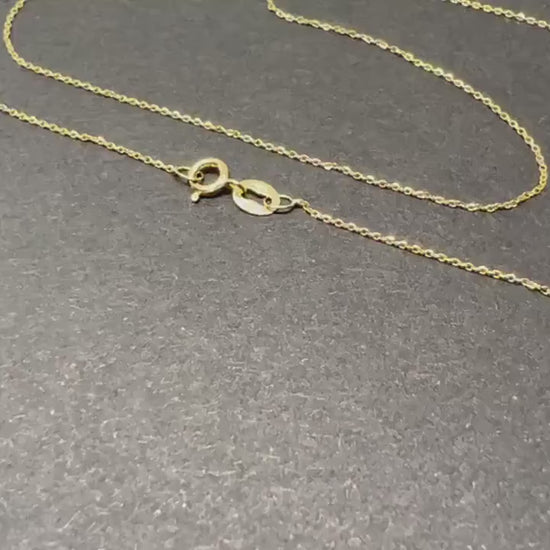 Chaîne forçat or jaune massif 18k 750%