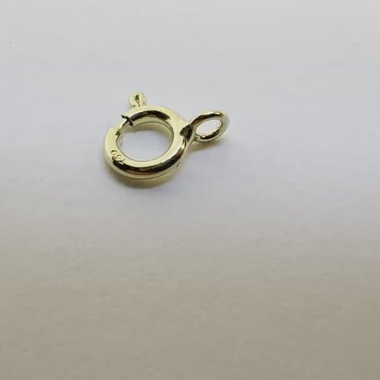 Fermoir  bijoux 5 mm Or jaune massif 18k 750%