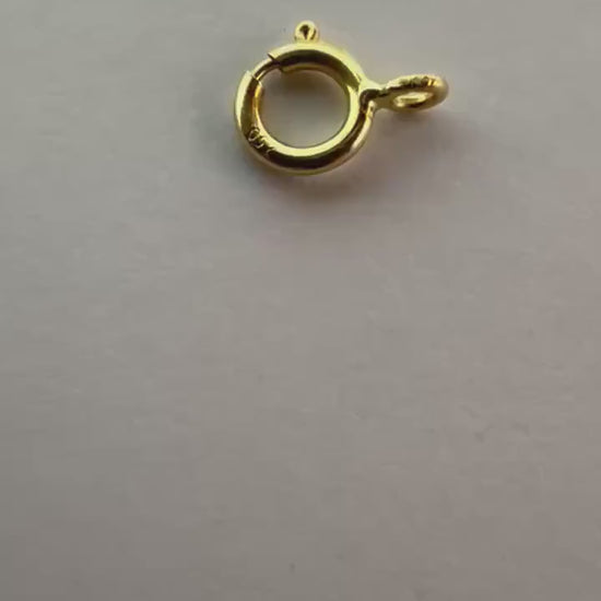Fermoir  bijoux Or jaune massif 18k 750% Taille: 4.50  mm