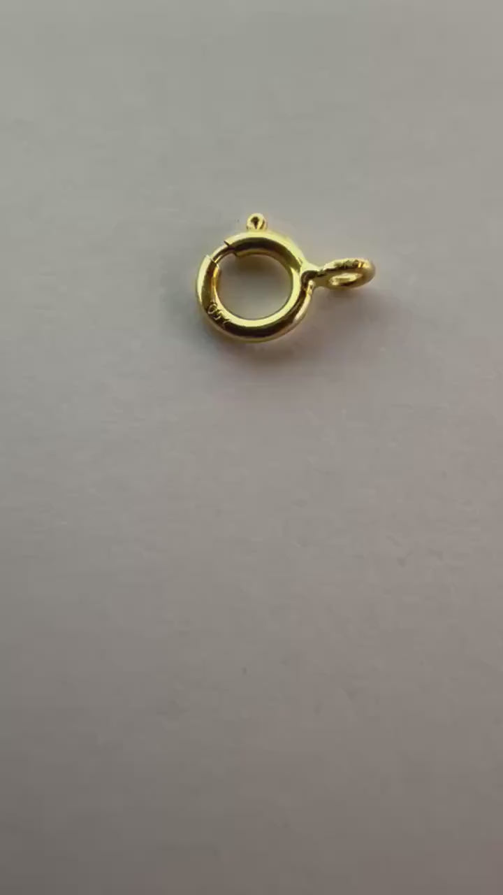 Fermoir  bijoux Or jaune massif 18k 750% Taille: 4.50  mm